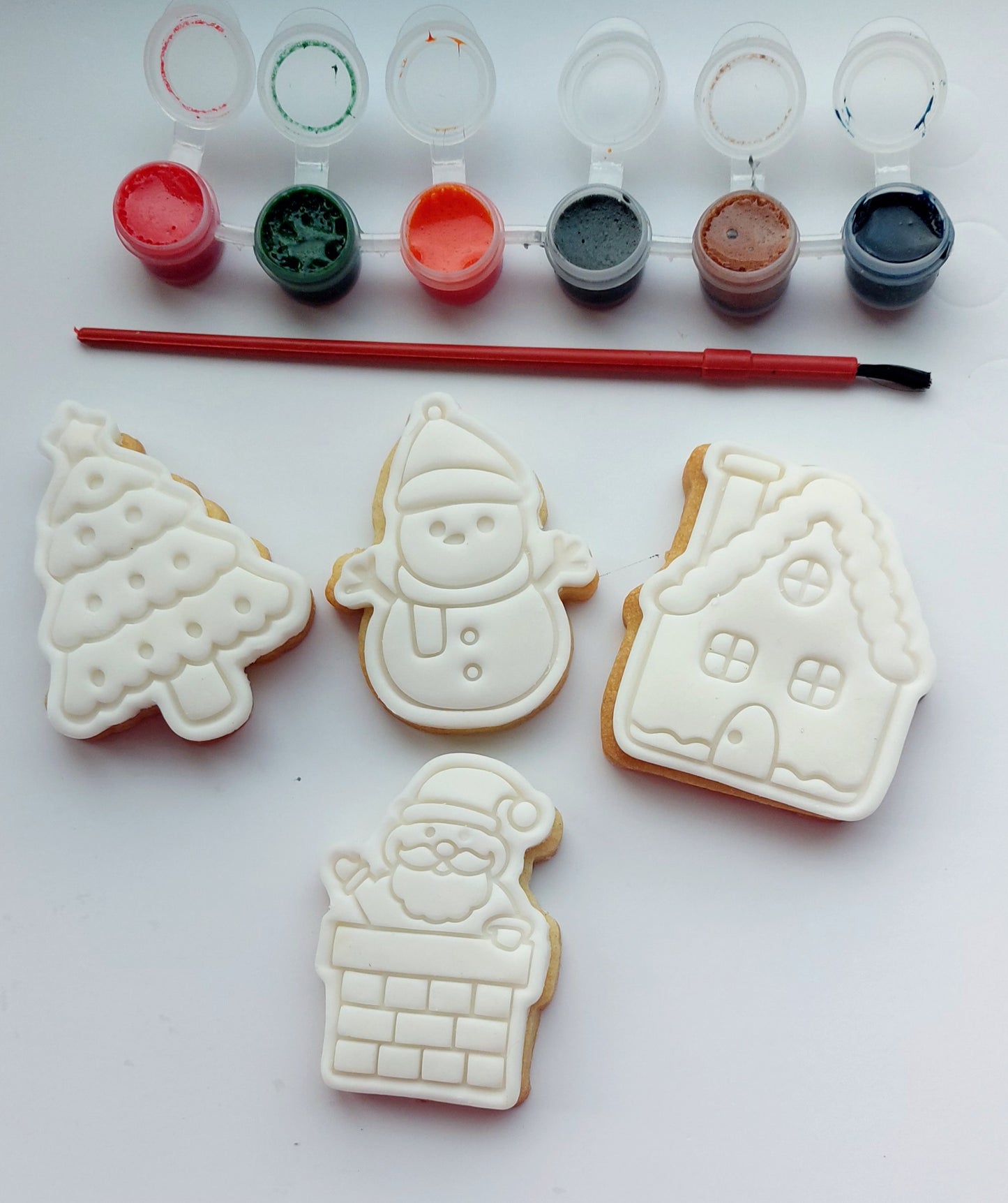 Paint your own Christmas cookies